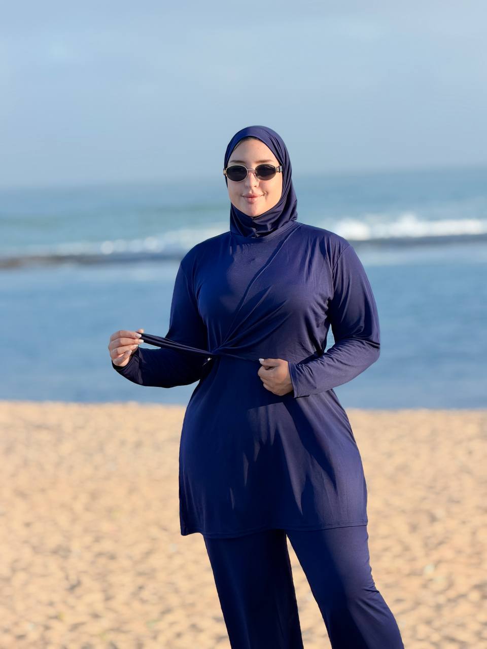 بوركيني طويل محتشم 3 قطع - Image 16